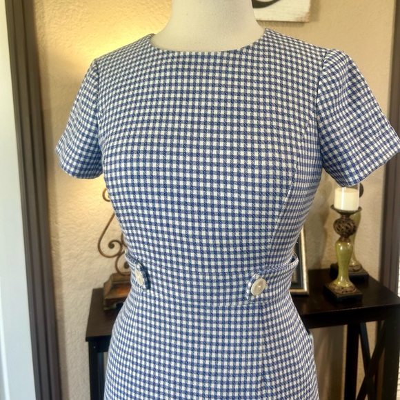 Brooks Brothers blue gingham dress - Picture 2 of 7